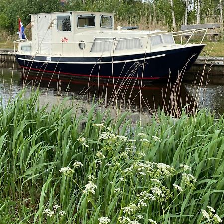 Boat Ella - Kamperen Op Het Water -Niet Om Mee Te Varen -Read Host Profile-Lees Hostprofiel Jutrijp Zewnętrze zdjęcie