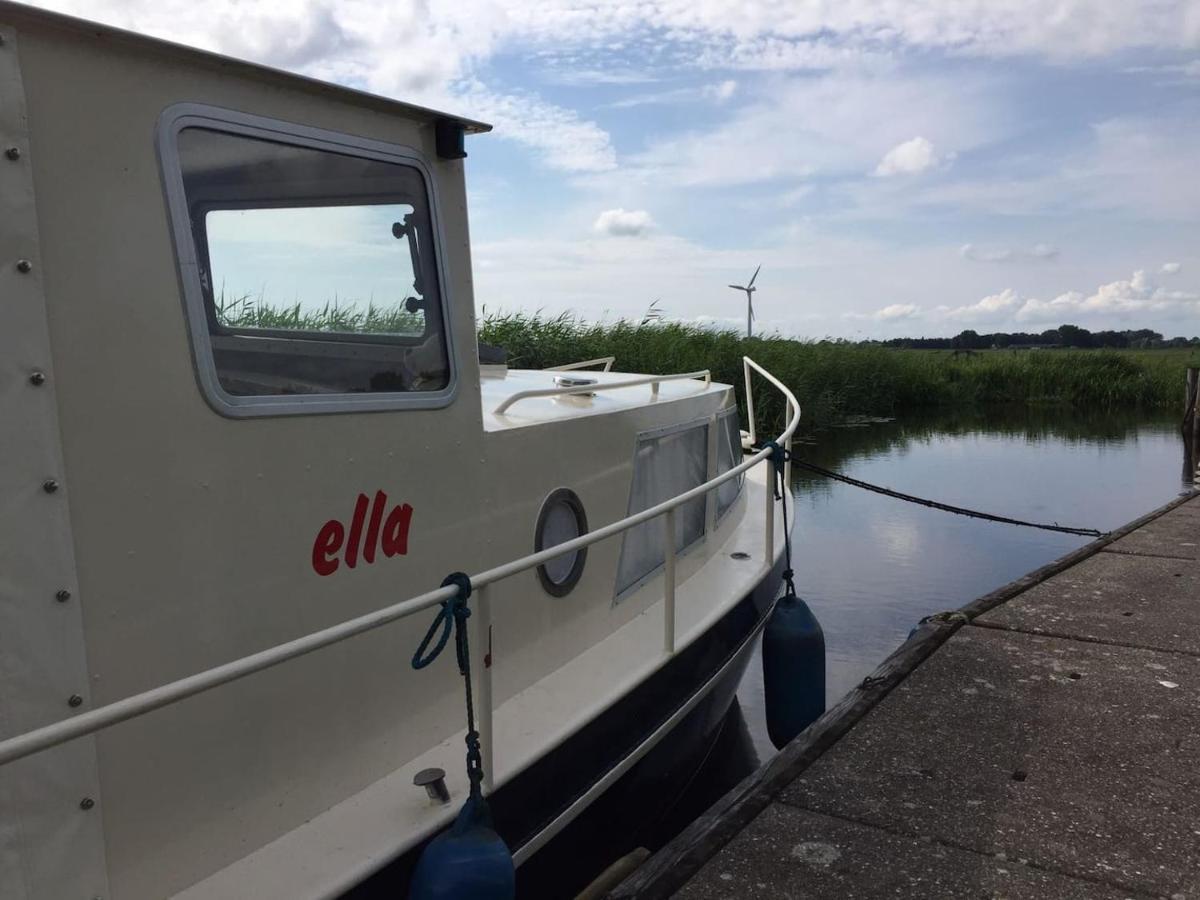 Boat Ella - Kamperen Op Het Water -Niet Om Mee Te Varen -Read Host Profile-Lees Hostprofiel Jutrijp Zewnętrze zdjęcie