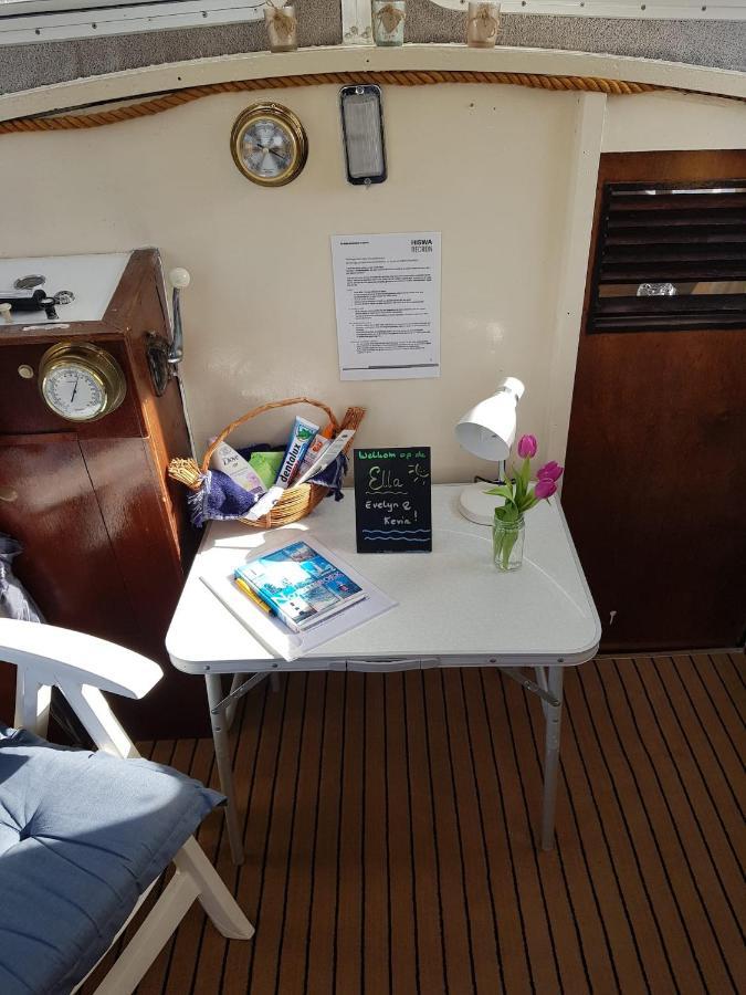 Boat Ella - Kamperen Op Het Water -Niet Om Mee Te Varen -Read Host Profile-Lees Hostprofiel Jutrijp Zewnętrze zdjęcie