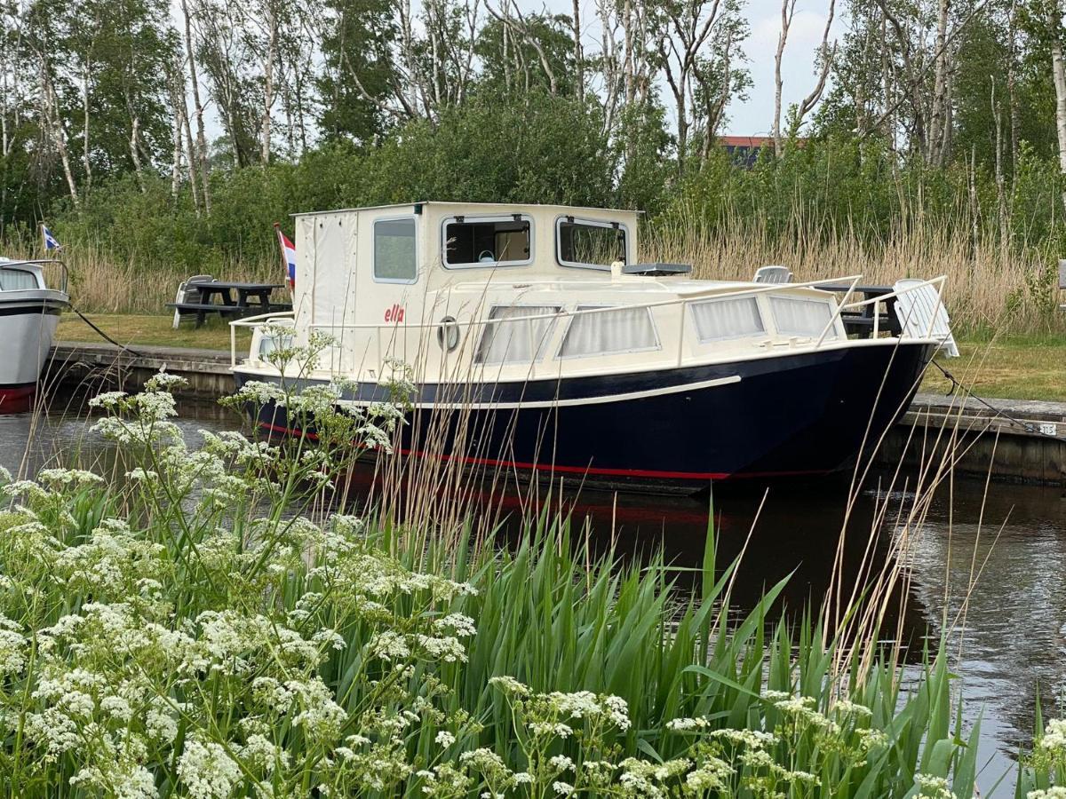 Boat Ella - Kamperen Op Het Water -Niet Om Mee Te Varen -Read Host Profile-Lees Hostprofiel Jutrijp Zewnętrze zdjęcie